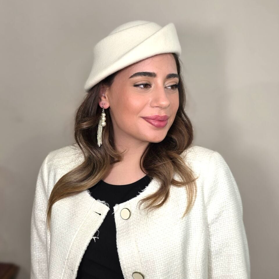 Astrid Krem Renk Şapka