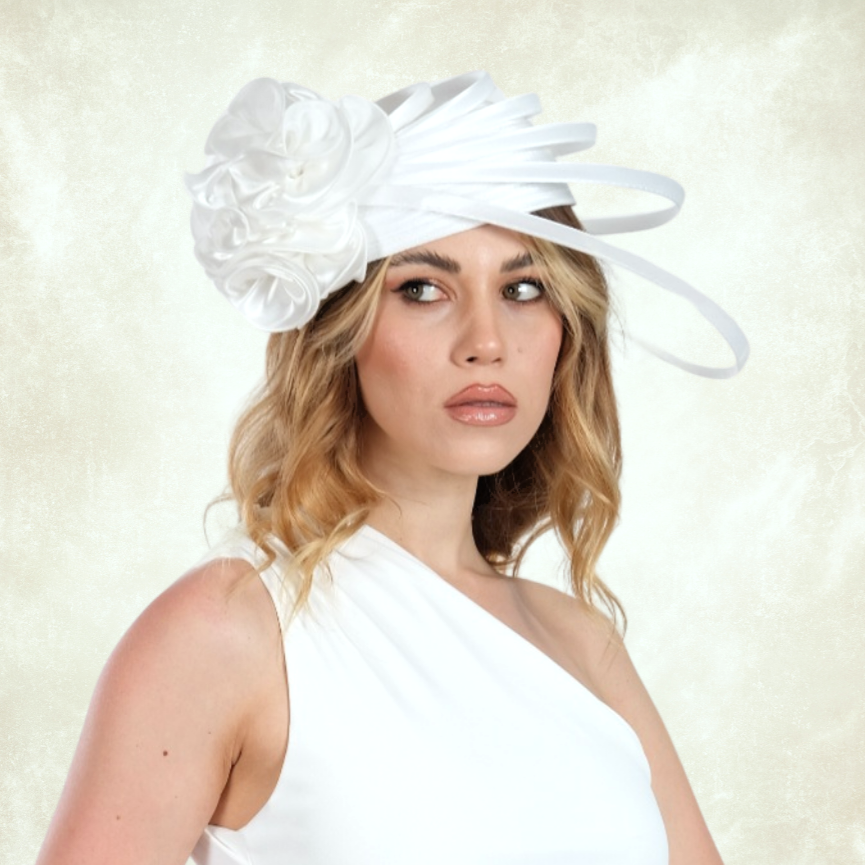 Anais Beyaz Renk Vualet Kep 22 cm