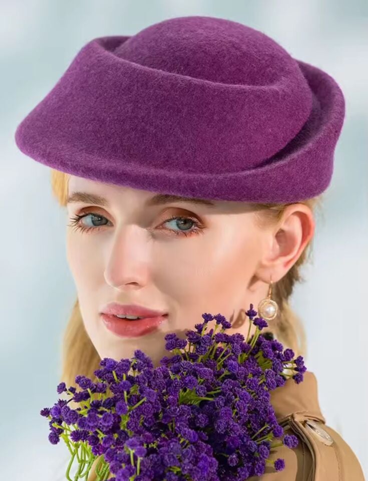 Astrid Mor Renk Şapka 24 cm