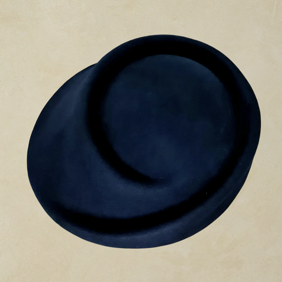 Astrid Lacivert Renk Şapka 24 cm