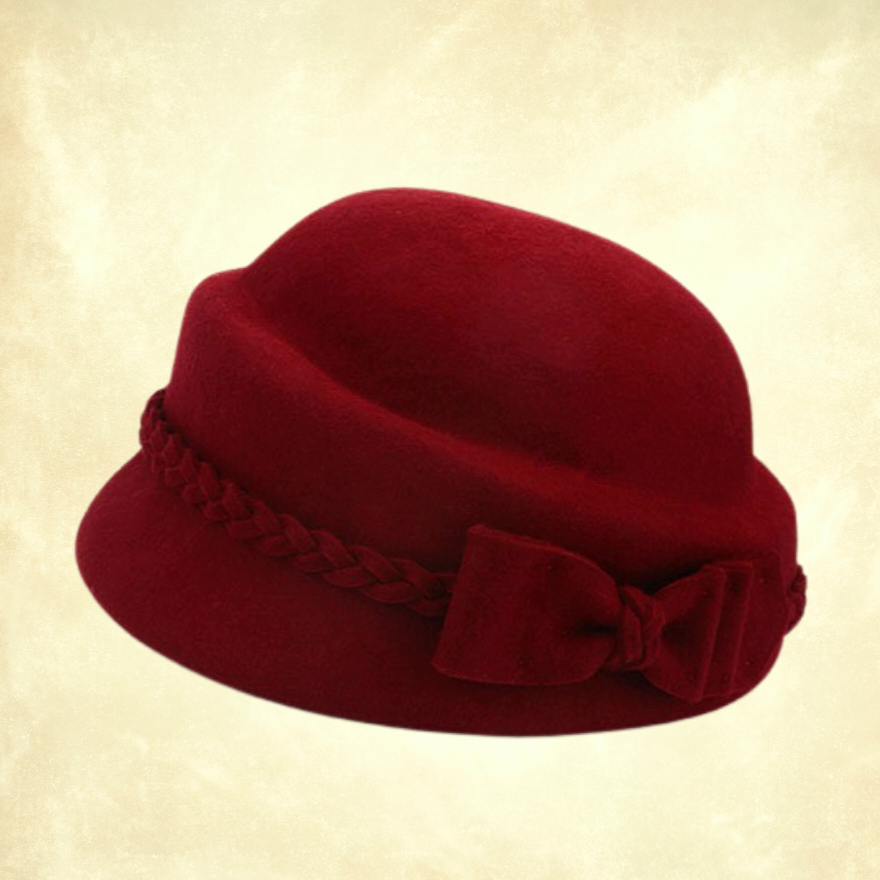 Nadia Bordo Renk Şapka