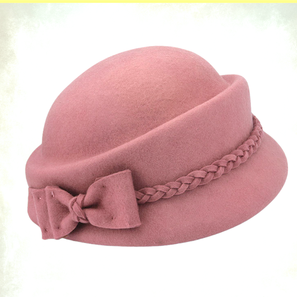 Nadia Gül Kurusu Pembe Renk Şapka