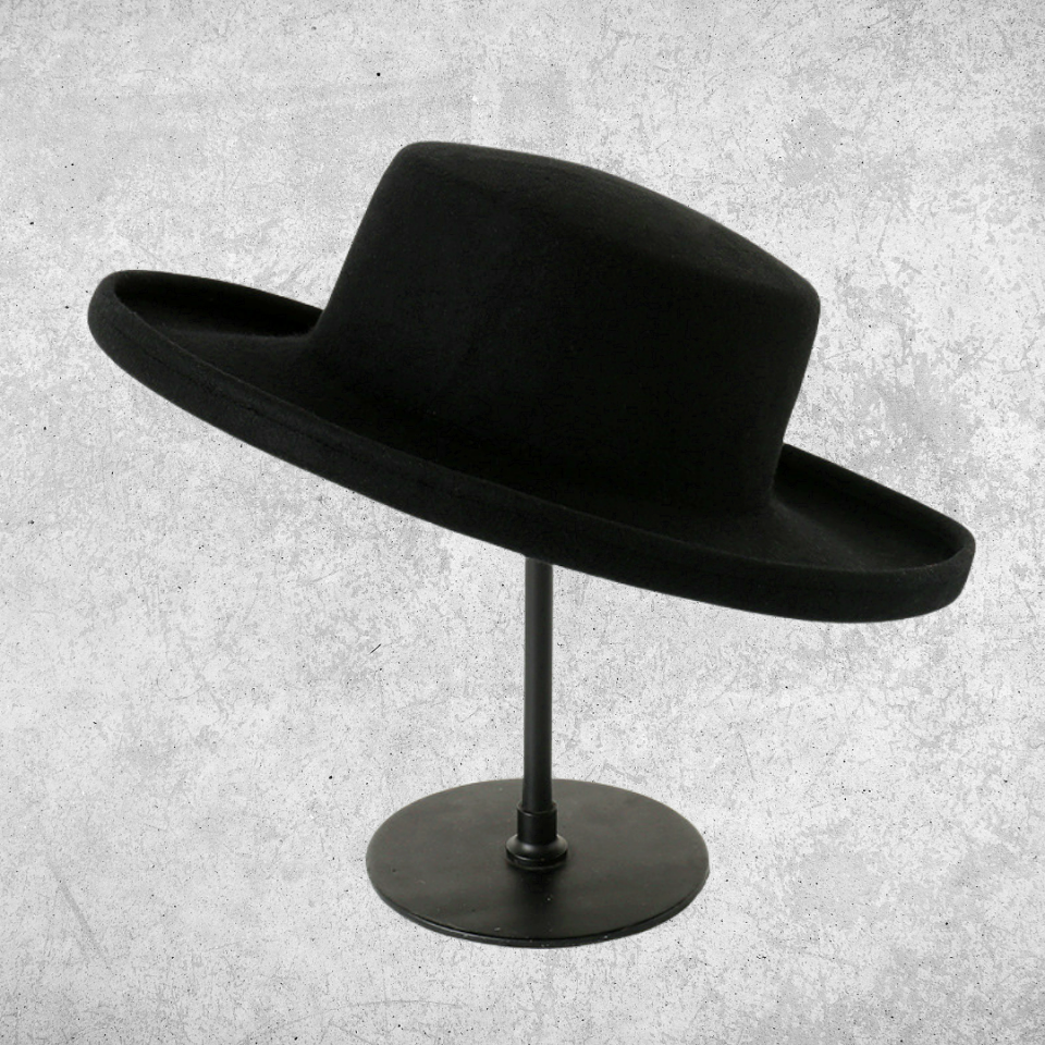 Valencia Siyah Renk Şapka 38 cm