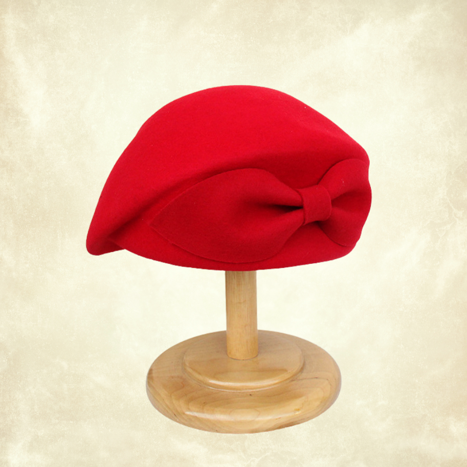 Nicole Kırmızı Renk Şapka