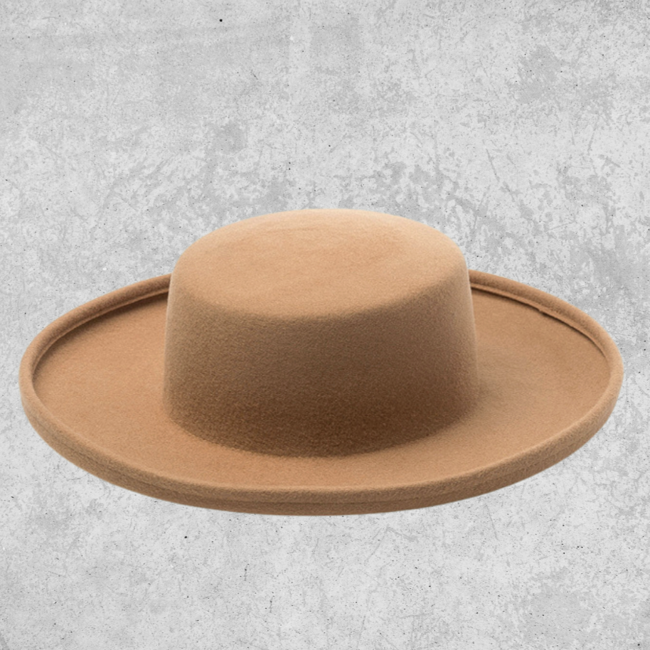 Valencia Camel Renk Şapka 38 cm