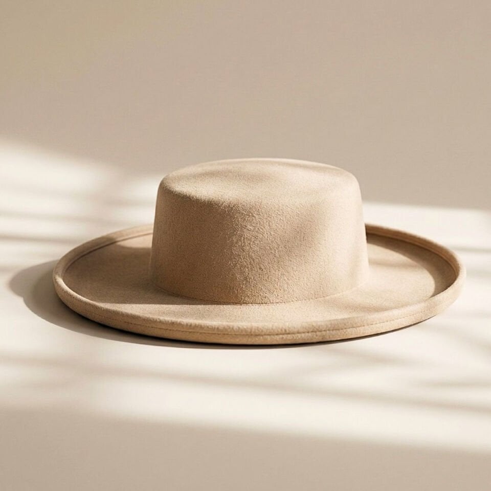 Valencia Camel Renk Şapka 38 cm