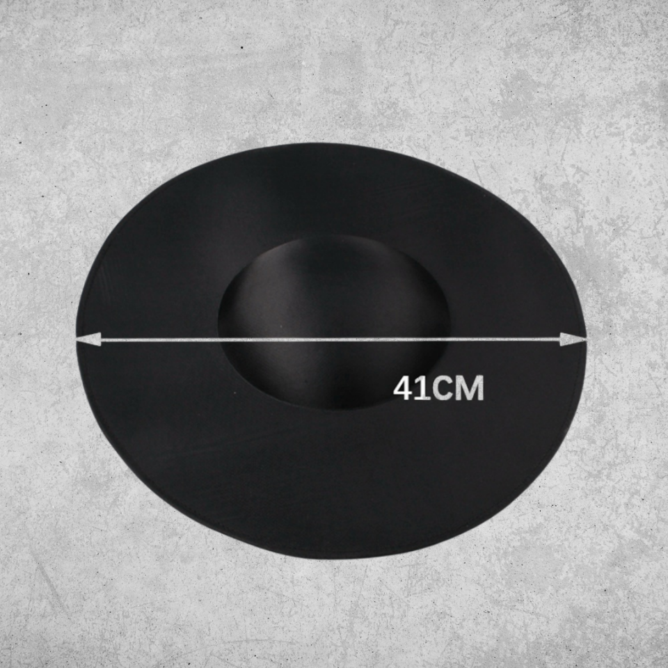 Holly Siyah Renk Vualet Şapka 41 cm