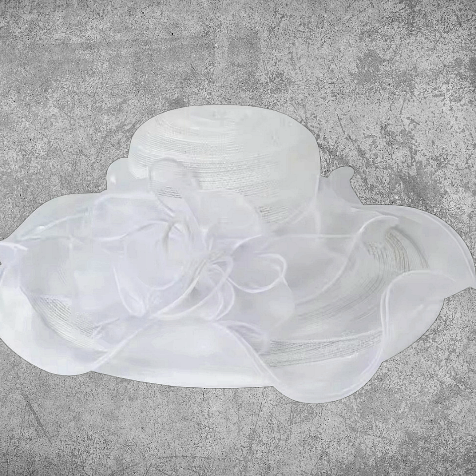 Anais Beyaz Renk Şapka 45 cm