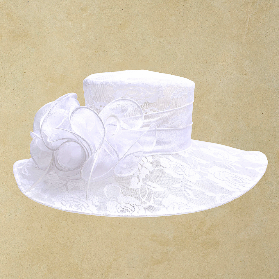 Anais Beyaz Renk Şapka 45 cm