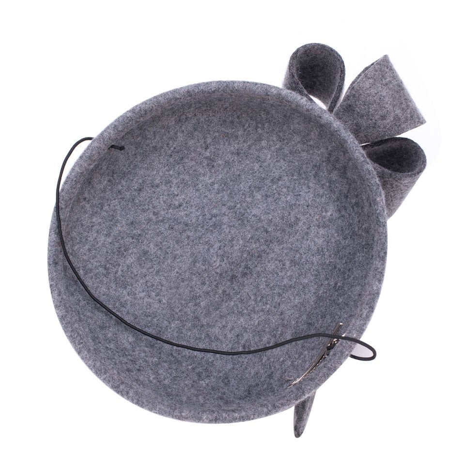 Rose Gri Renk Vualet Şapka