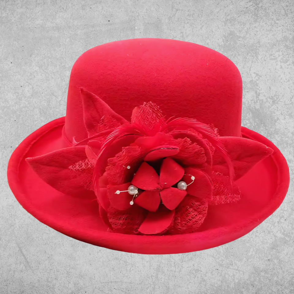 Carol Kırmızı Renk  Şapka
