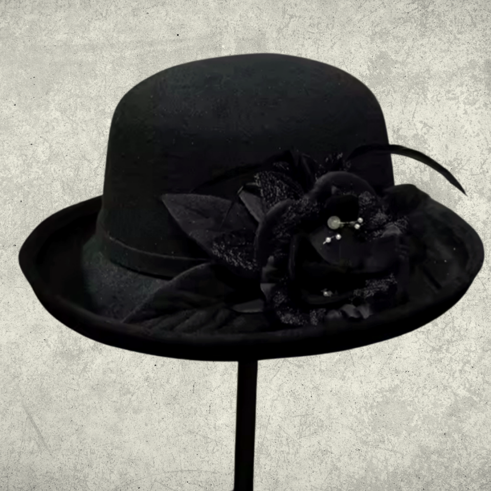 Carol Siyah Renk Şapka