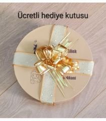 Country Siyah Ekru Renk Puantiyeli Şapka 45cm