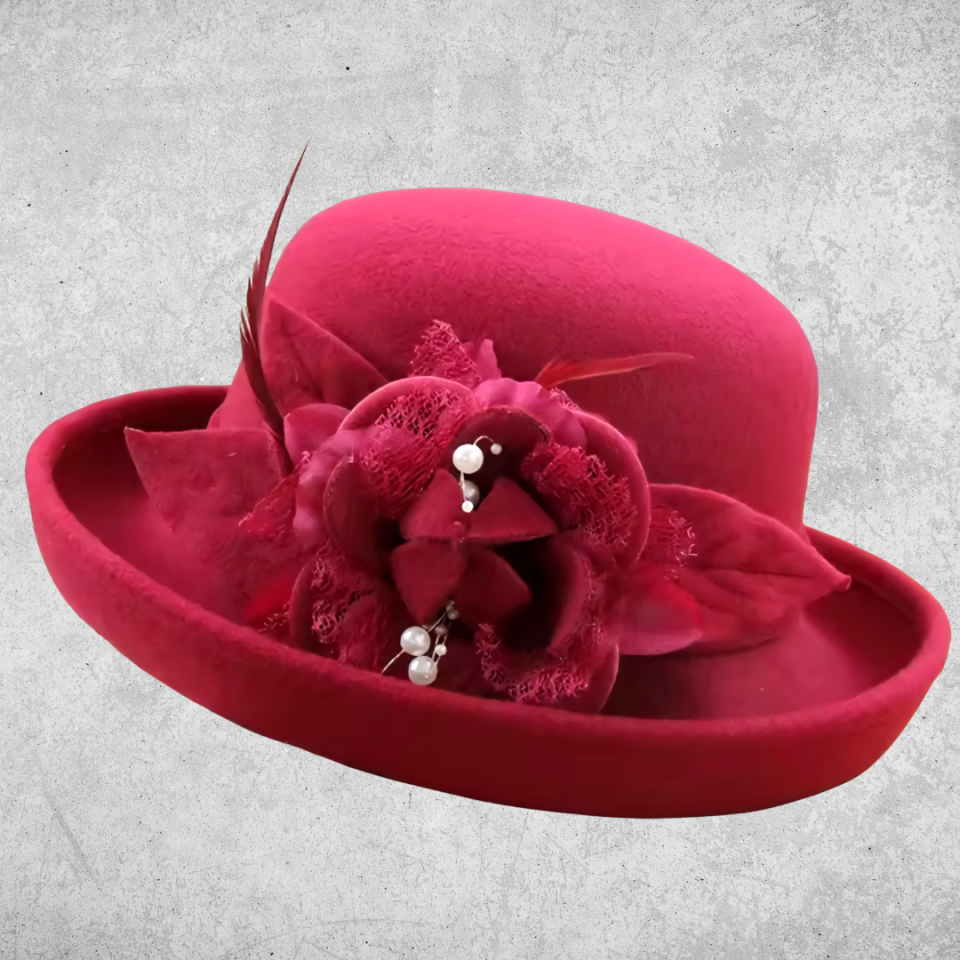 Carol Bordo Renk Şapka