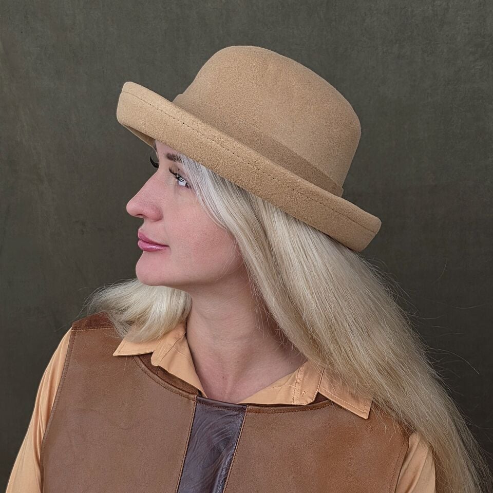Carol Camel Renk Şapka