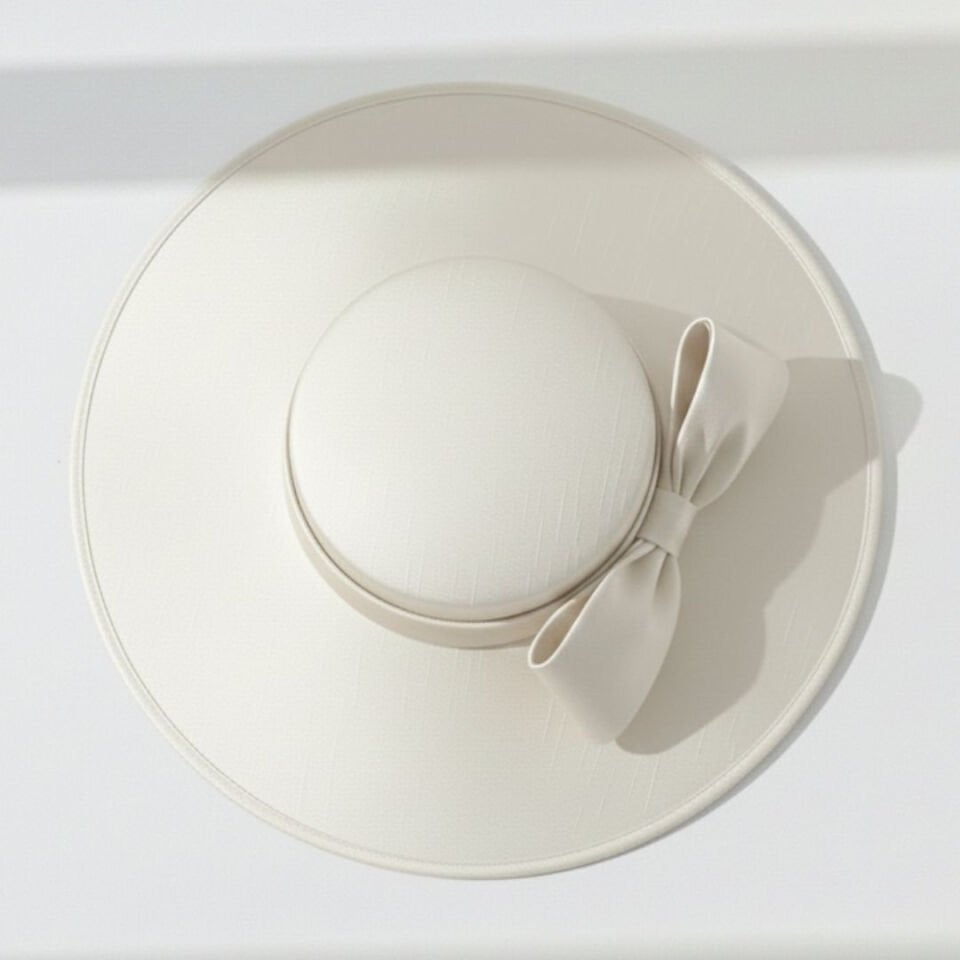 Holly Krem  Renk  Vualet Şapka  40 cm