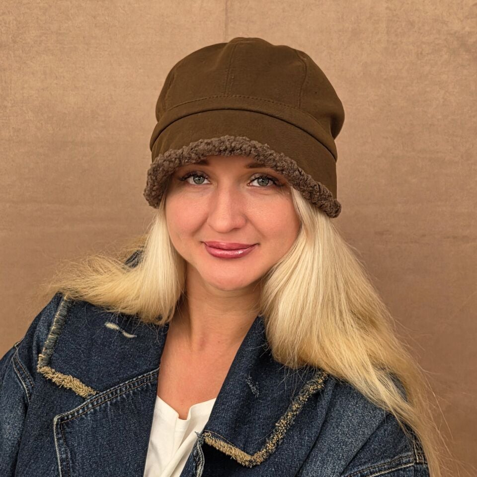 Vena Balon Model  Kahverengi Renk Şapka