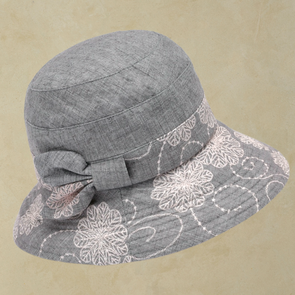 Chloe Gri Renk Şapka 33 cm