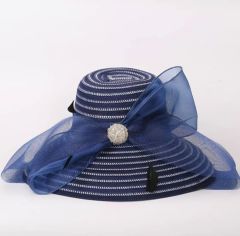 Carlotte Parlament Mavi Şapka 40 cm