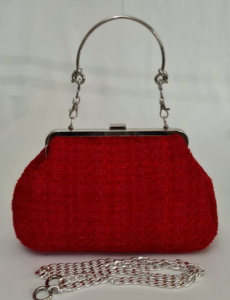 Sardunya Model Kırmızı Renk Çanta