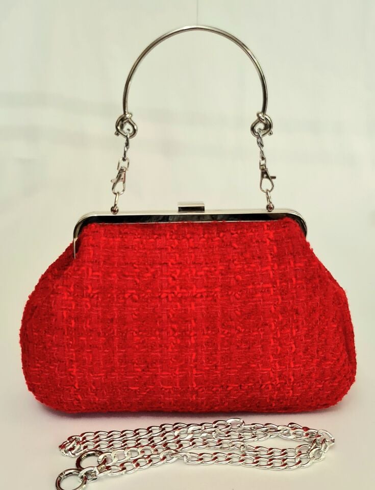 Sardunya Model Kırmızı Renk Çanta