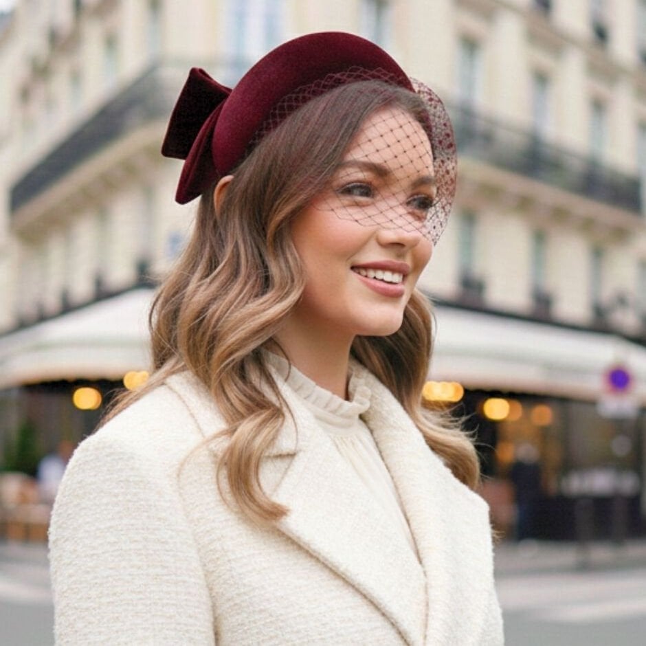 Sarah Bordo Renk Vualet