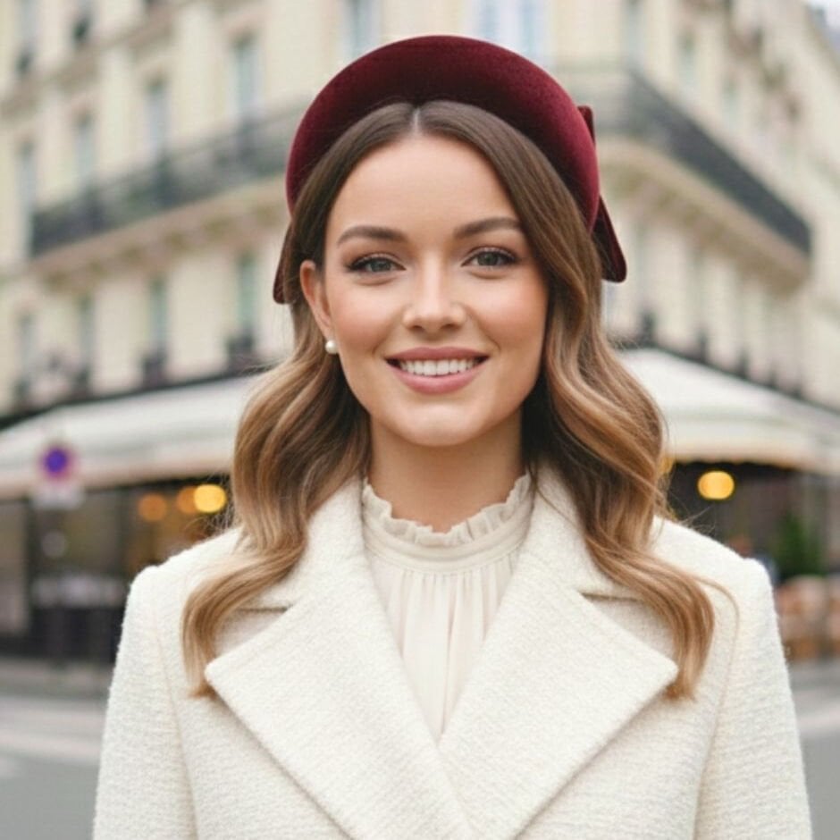 Sarah Bordo Renk Vualet