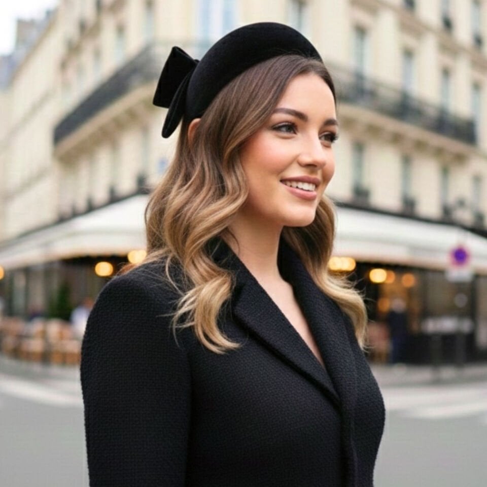 Sarah Siyah Renk Vualet