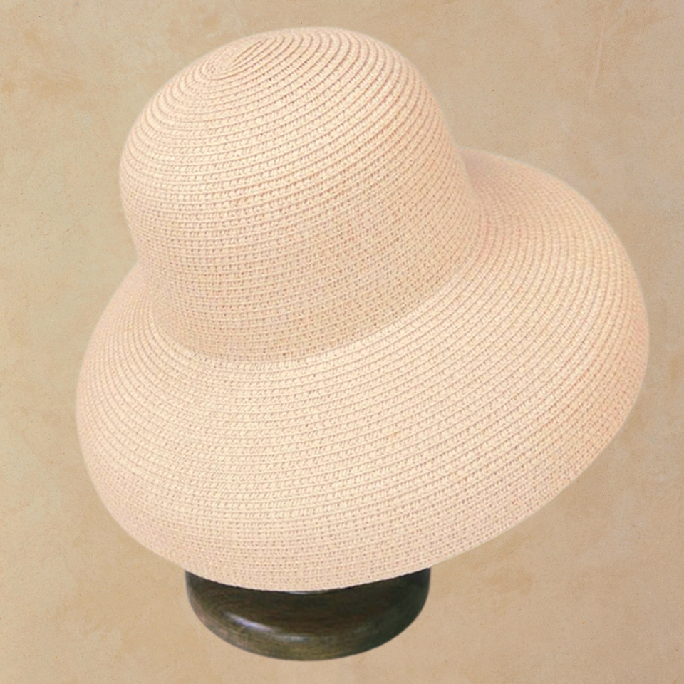 Hepburn Pudra Pembe Renk Şapka 38 cm