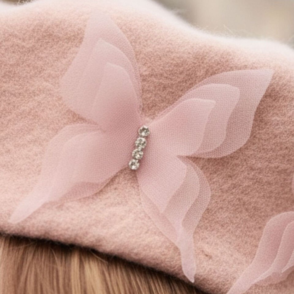 Amata Pembe Renk Ressam Bere Yetişkin Boy M Beden