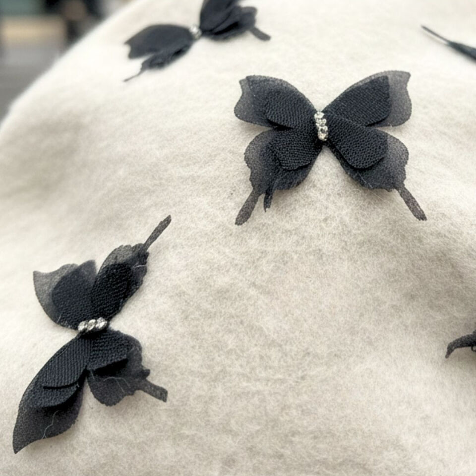 Amata Krem Renk Ressam Bere Yetişkin Boy M Beden