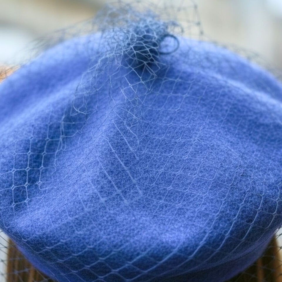 Amata Denim Mavi   Ressam Bere Yetişkin Boy M Beden