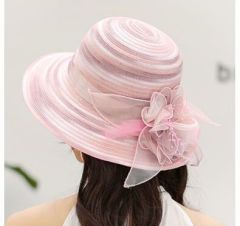 Christian Pembe Ebruli Renk Şapka 35 cm