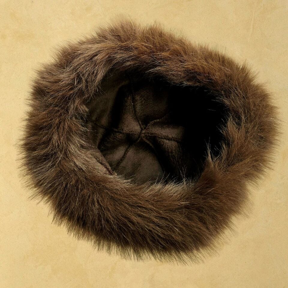 Anna Kahverengi Renk Peluş Şapka