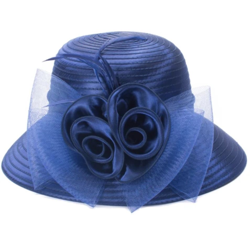Margaret Lacivert Renk Şapka 35 cm