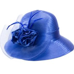 Margaret Saks Mavi Renk Şapka 35 cm