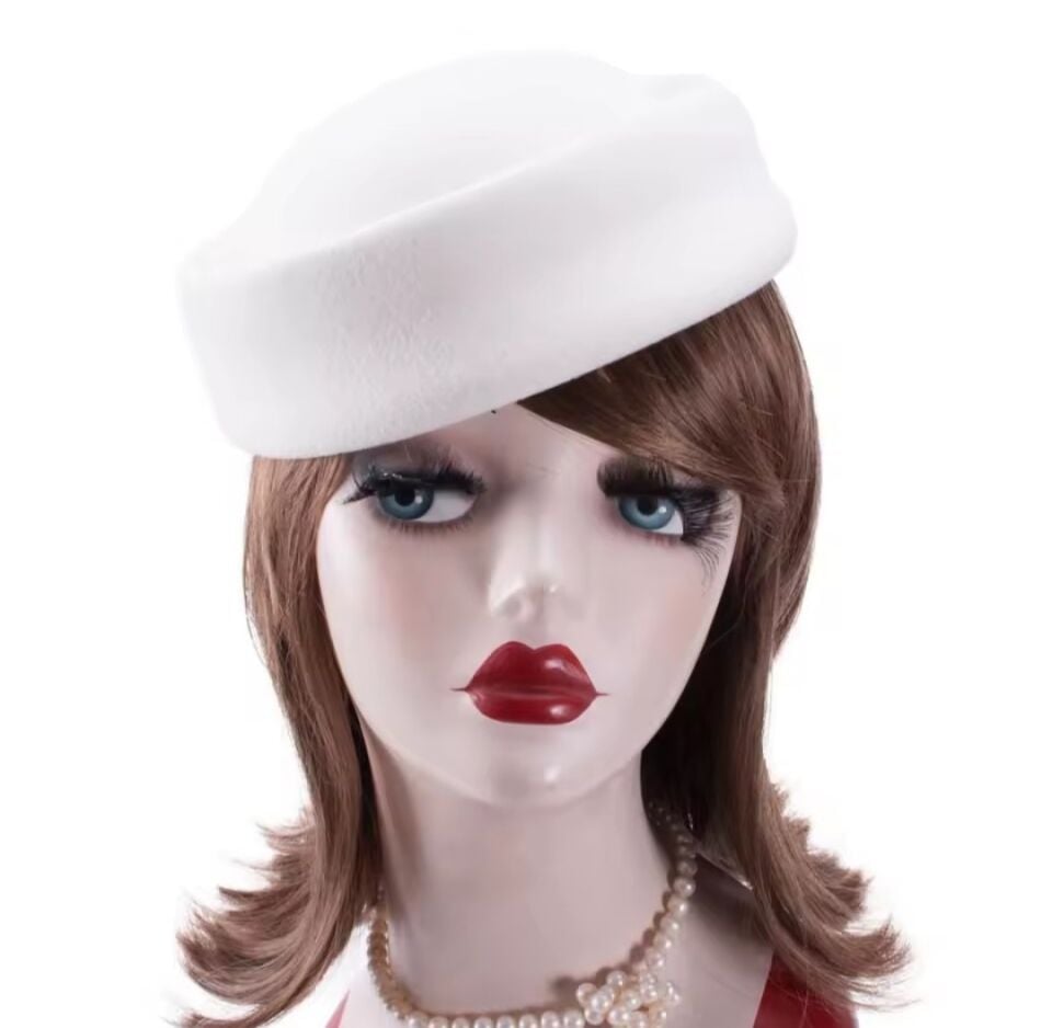 Diana Krem Renk Vualet Şapka