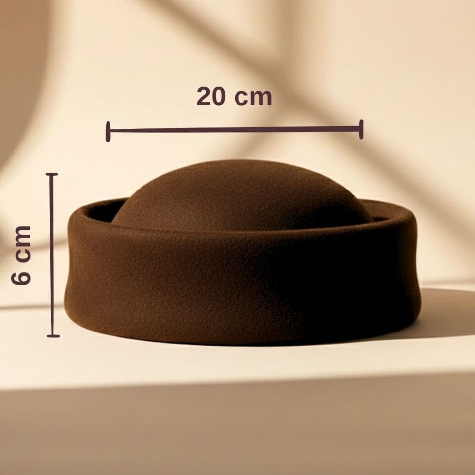 Diana Kahverengi Renk  Şapka