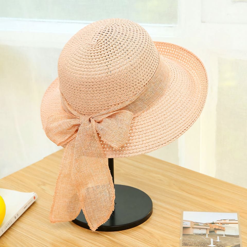 Bonni Pudra Pembe Şapka 35 cm