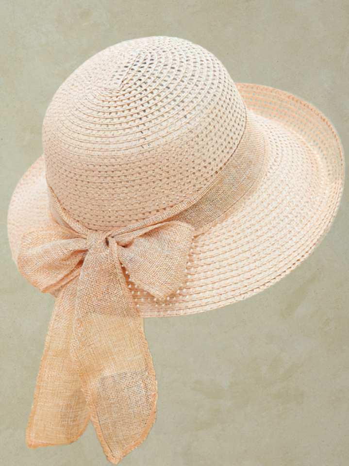 Bonni Pudra Pembe Şapka 35 cm