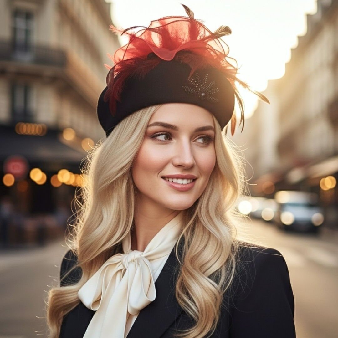 Amata Siyah Renk Ressam Bere Yetişkin Boy