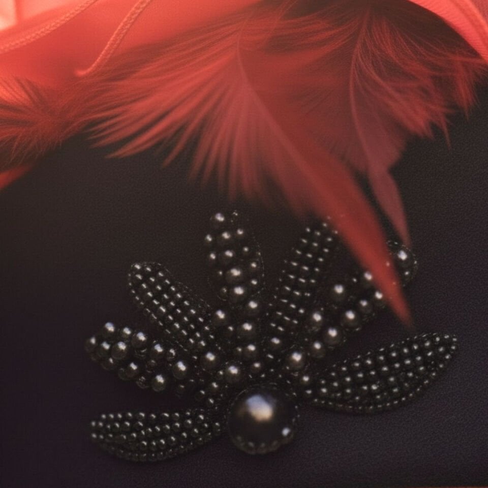 Amata Siyah Renk Ressam Bere Yetişkin Boy