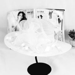 Jolie Beyaz Renk Şapka 38 cm