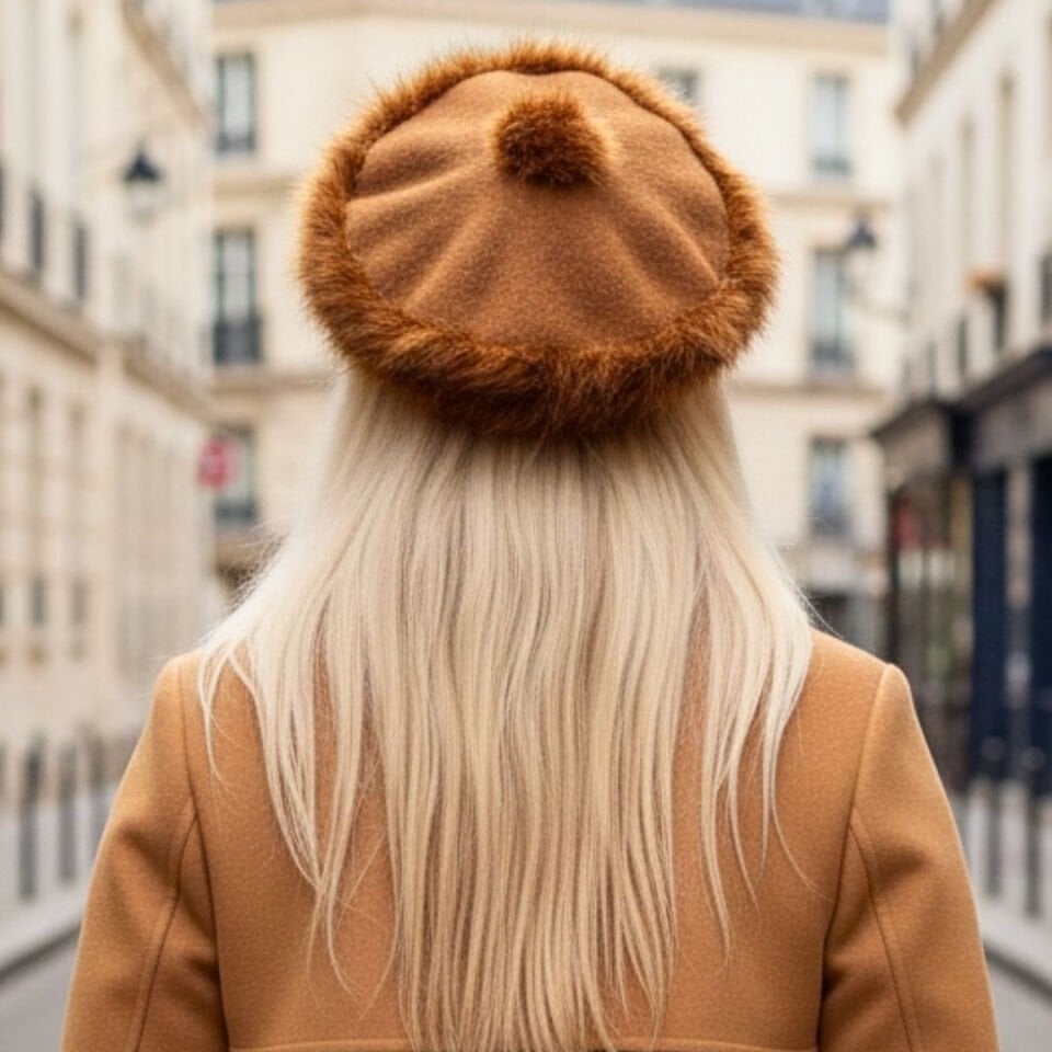 Amata Camel Renk Ressam Bere Yetişkin Boy