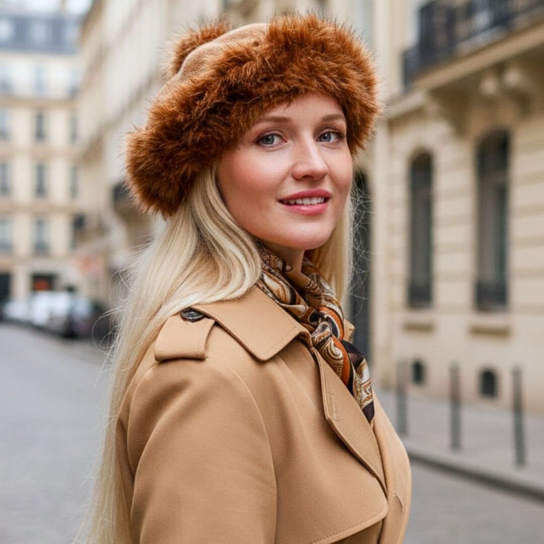 Amata Toprak  Renk Ressam Bere Yetişkin Boy M Beden