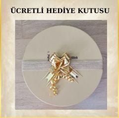 Louise Pembe Renk Puantiyeli Şapka 32 cm