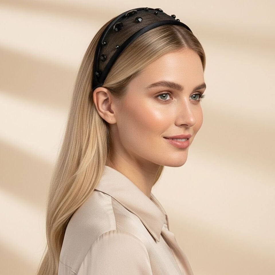 Mila Siyah Renk Taç