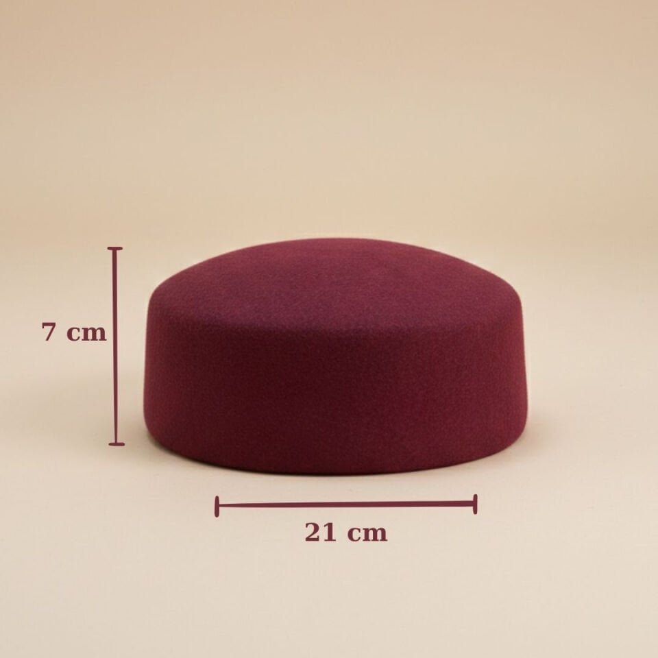 Samantha Bordo Renk  Şapka