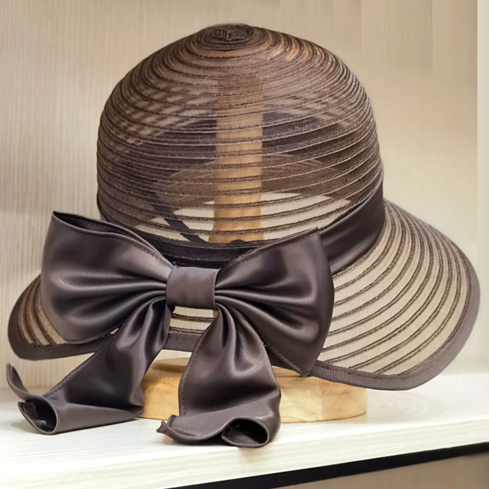 Helena Kahverengi Renk Şapka 32 cm