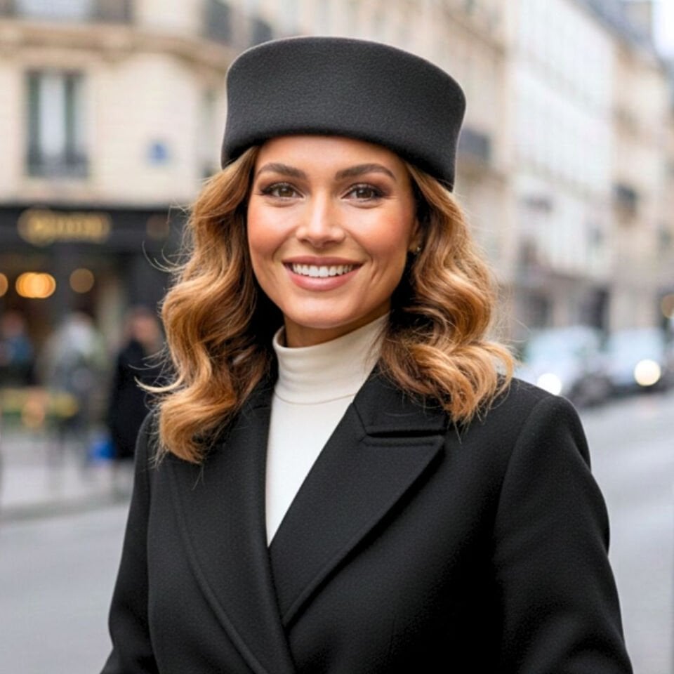 Isabella Siyah Renk  Şapka